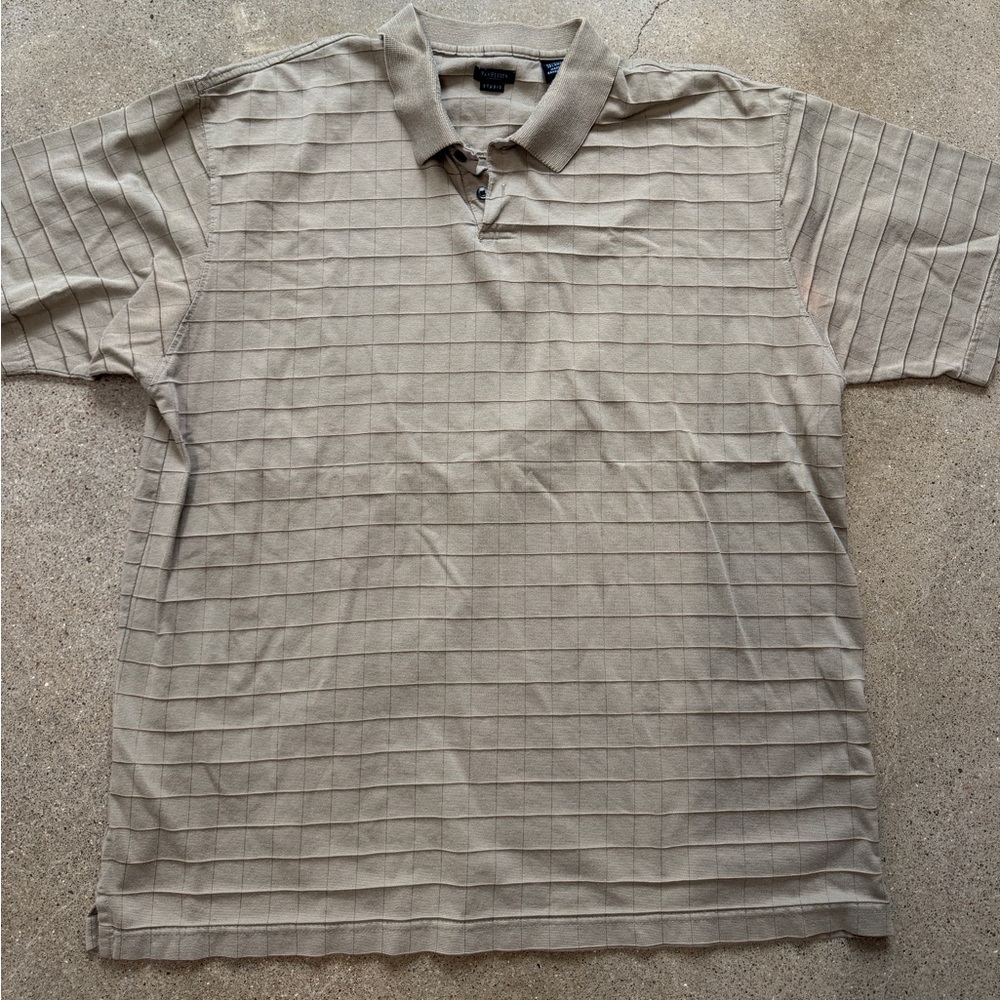 Van heusen plaid vintage polo